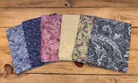 [ Silk Frontier Calico Scarf]
