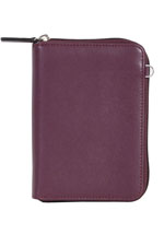 [Scully Western Lifestyle  Leather Zip Top Wallet]