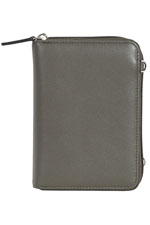 [Scully Western Lifestyle  Leather Zip Top Wallet]