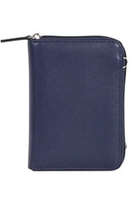 [Scully Western Lifestyle  Leather Zip Top Wallet]