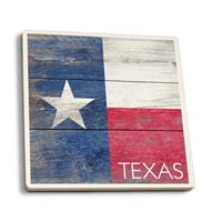 [Lantern Press Rustic Rustic State Flag Coaster]