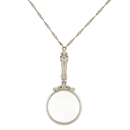 [1928 Jewelry® Magnifying Glass Pendant Necklace]