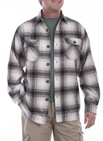 [Scully Flannel Elbow Patch Shirt]