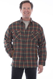 [Farthest Point by Scully Sherpa Lined Flannel Shirt]