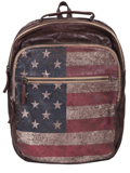 [Scully Western Lifestyle  Patriot Collection Washed Cow Leather Backpack]