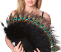 [ Marabou/Peacock Fan]