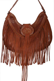 [Scully Western Lifestyle  Fringe Handbag]