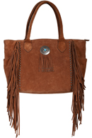 [Scully Western Lifestyle  Leather Fringe Handbag]