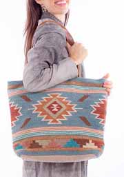 [Scully Western Lifestyle  Woven Handbag]