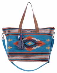 [Scully Western Lifestyle  Woven Handbag]