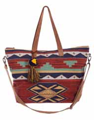 [Scully Western Lifestyle  Woven Handbag]