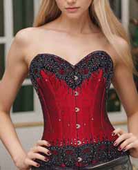 [ Scarlet Beaded Corset]