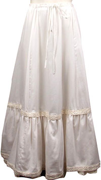 [Frontier Classics Cotton Drawstring Petticoat (3 Colors)]
