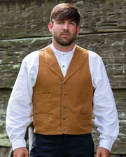 [Frontier Classics Old West Canvas Vest (Tall)]