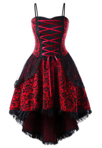 [ Lace Up Corset Dress]