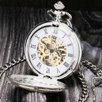 [ Double Open Pocket Watch]