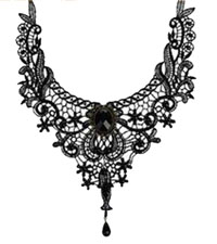 [ Victorian Lace Choker Necklace]