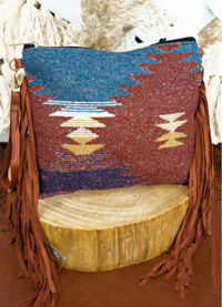 [LIMITED EDITION Flagstaff Fringe Crossbody -Burgundy]