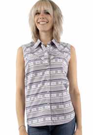 [Scully Honey Creek Sleeveless Print Blouse]
