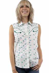 [Scully Honey Creek Sleeveless Print Blouse]