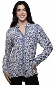 [Scully Honey Creek Long Sleeve Blouse]
