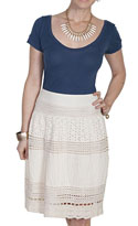 [Scully Honey Creek Ladies Crochet Skirt]