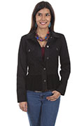 [Scully Honey Creek Lace Inset Jean Jacket]