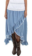 [Scully Honey Creek Ruffle Denim Skirt* ]