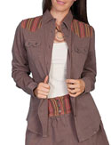 [Scully Honey Creek Ladies Button Front Blouse*]