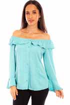 [Scully Honey Creek Off the Shoulder Blouse*]