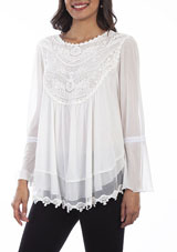[Scully Honey Creek Lace Blouse]