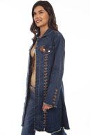 [Scully Honey Creek Long Denim Jacket]