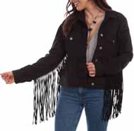 [Scully Honey Creek Fringe Denim Jacket*]