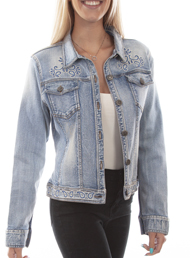 [Scully Honey Creek Beaded Denim Jacket*]