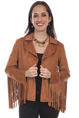 [Scully Honey Creek Ultra Suede Fring Jacket]