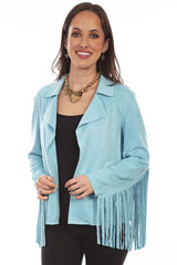 [Scully Honey Creek Ultra Suede Fring Jacket]