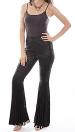 [Scully Honey Creek Ladies Fringe Bell Bottom Pants]