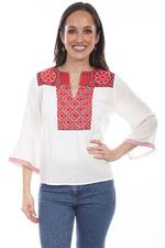 [Scully Honey Creek Embroidered Blouse]