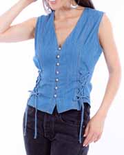[Scully Honey Creek Ladies Vest Top]