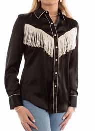 [Scully Honey Creek Ladies Fringe Blouse]