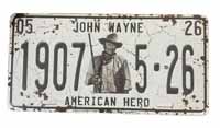[Mid-South Products John Wayne License Plate - 1907]