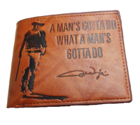 [Mid-South Products John Wayne Wallet - Man's Gotta Do]