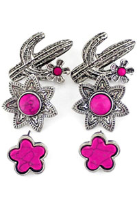 [***Limited Edition*** Cactus Flower Stud Earrings]