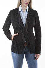 [Scully  Ladies Fringe Coat]