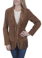 [Scully  Ladies Fringe Coat]