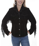 [Scully Suede Fringe Jacket]