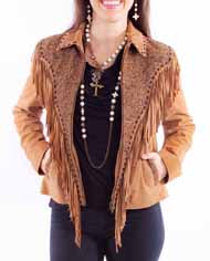 [Scully  Ladies Fringe Jacket]