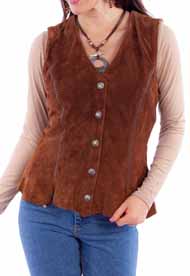 [Scully  Ladies Snap Front Vest]