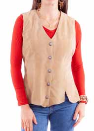 [Scully  Ladies Snap Front Vest]
