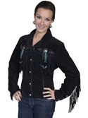 [Scully Ladies Fringe & Beaded Jacket]